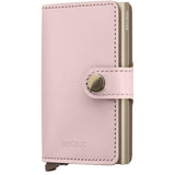 Secrid Miniwallet Original showing front view with card slots and sleek leather design on a plain background.