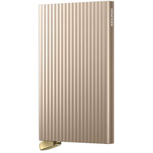 Secrid Premium Cardprotector wallet with fluted design, showcasing its sleek front and compact card storage.