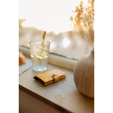 Secrid Miniwallet Crisple in vibrant textured leather, compact wallet with card slots and sleek design, shown outdoors.