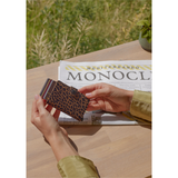 Secrid Miniwallet in flocked leather featuring compact design and multiple card slots on a sleek, stylish wallet.