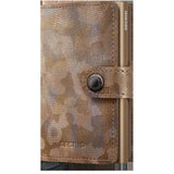 Secrid Miniwallet in Jungle design featuring a compact wallet with a desert and jungle print, ideal for organizing cards and cash.