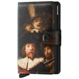 Secrid Miniwallet Art in mar-night watch featuring a sleek front view showing its compact design and stylish pattern.