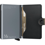 Secrid Miniwallet Art with marbled pearl finish, compact leather wallet featuring card slots and a sleek design.