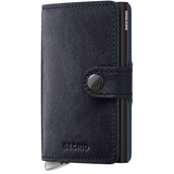 Secrid Premium Miniwallet Basco in MBC Ink Plus color, showing front view with sleek compact design and card slots.