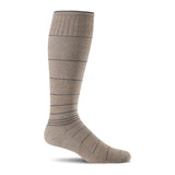Men’s Sockwell Circulator sock in denim blue with reinforced toe and arch support, designed for comfort and circulation.