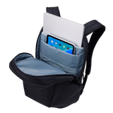 Thule Subterra 2 backpack with 21L capacity, featuring multiple compartments and padded straps for comfortable carrying.