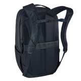 Thule Subterra 2 backpack with 21L capacity, black fabric, multiple compartments, and padded shoulder straps for comfortable carrying.