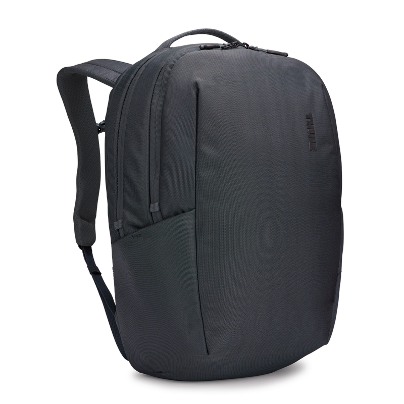 Thule Subterra 2 27L backpack with multiple compartments, padded shoulder straps, and durable fabric for everyday use.