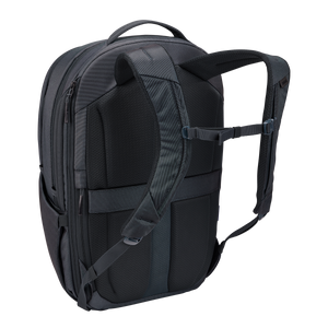 Thule Subterra 2 27L backpack with multiple compartments and padded straps, designed for versatile everyday use.