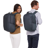 Thule Subterra 2 27L backpack with multiple compartments, black color, designed for travel and daily use.