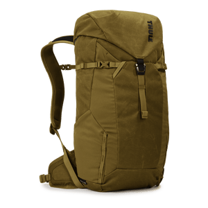 Thule AllTrail X 25L backpack with multiple compartments and padded straps, designed for outdoor adventures and travel.