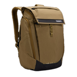 Thule Paramount 26L backpack with multiple compartments and padded shoulder straps, designed for outdoor and everyday use