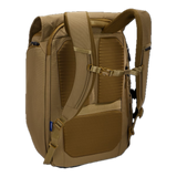 Thule Paramount 26L backpack with multiple compartments and padded straps, ideal for travel and daily use.