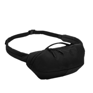 Thule Subterra 2 Sling Bag 3L, compact black crossbody bag with adjustable strap and zippered compartments.