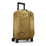 Thule Aion carry-on spinner luggage with four wheels, durable exterior, and sleek design for easy traveling.