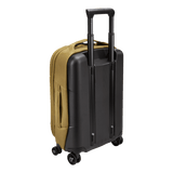Thule Aion carry-on spinner luggage with durable hard shell, four wheels, and telescoping handle for easy travel.