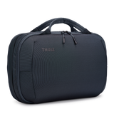 Dark slate Thule Subterra 2 hybrid travel bag, convertible design with multiple compartments and sturdy handles for versatile travel.