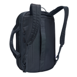 Thule Subterra 2 hybrid travel bag in dark slate, convertible design with multiple compartments and padded handles.