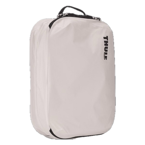 Thule clean and dirty packing cube set with multiple compartments for organized travel storage, in durable fabric.