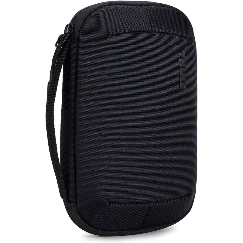Thule Subterra 2 Powershuttle medium tech kit with multiple compartments and cable organization for electronics and accessories.