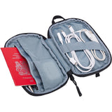 Thule Subterra 2 Powershuttle mini tech kit with organized compartments for cables and accessories, compact travel storage.