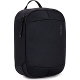 Thule Subterra 2 Powershuttle Plus tech kit in black, organized with compartments for electronics and accessories.