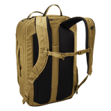 Thule Aion 40L travel backpack with multiple compartments and padded straps, designed for comfortable carrying on journeys.
