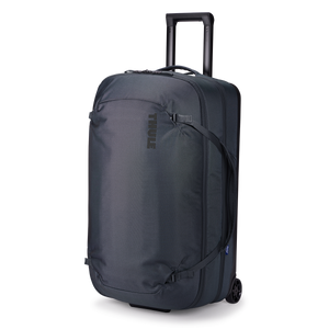 Thule Subterra 2 90L wheeled duffel bag with sturdy wheels and spacious storage, ideal for travel and luggage.