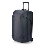 Thule Subterra 2 90L wheeled duffel bag with sturdy wheels and spacious storage, ideal for travel and luggage.