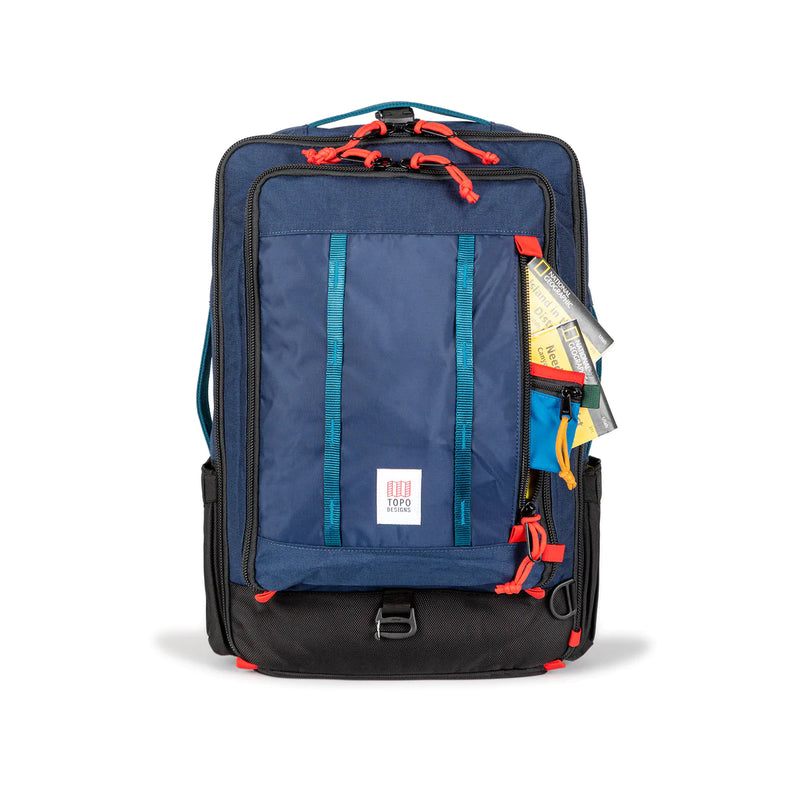 Topo Designs Global Travel Bag 30L backpack with durable fabric, multiple compartments, and adjustable straps for versatile travel use.
