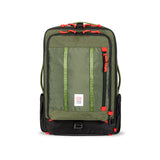 Topo Designs Global Travel Bag 30L backpack showing durable fabric, adjustable straps, and spacious main compartment.