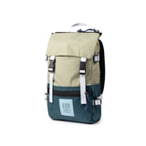 Backpack image of the Topo Designs Rover Pack Mini, a compact outdoor backpack with multiple compartments and durable design.