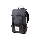 Topo Designs Rover Pack Mini backpack, compact and durable with multiple compartments, shown in a front view.