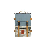 Topo Designs Rover Pack Classic backpack with adjustable straps and multiple compartments, shown in durable fabric.