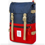 Topo Designs Rover Pack Classic backpack with multiple compartments, durable fabric, and adjustable straps for outdoor and everyday use.
