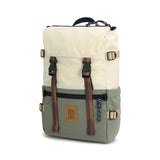 Topo Designs Rover Pack Classic backpack with multiple compartments and padded straps, displayed in a large view.