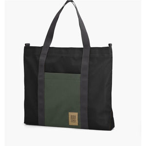Topo Designs Mountain Essential Tote bag in compact, functional design with sturdy handles and outdoor-inspired style.