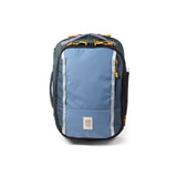 Large image of Topo Designs Global Travel Backpack showing its durable fabric, multiple compartments, and adjustable straps.