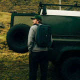 Large image of Topo Designs Global Pro 3-Way Briefcase showing its durable fabric, multiple compartments, and versatile carrying options.