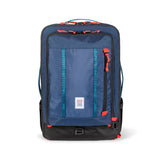Topo Designs Global Travel Bag 40L carry-on luggage with durable fabric, multiple compartments, and adjustable straps.