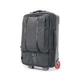 Topo Designs Global Travel Bag Roller carry-on luggage with durable fabric and streamlined design for easy travel.