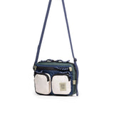 Topo Designs Block Bag crossbody bag with adjustable strap and durable fabric, shown in a large view.