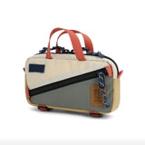 Topo Designs Mini Quick Pack crossbody bag in durable fabric with adjustable strap and compact design.