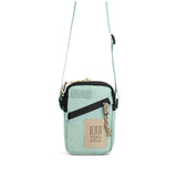 Topo Designs mini shoulder bag, a stylish crossbody bag with adjustable strap, compact design, and durable fabric.