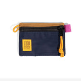 Topo Designs Accessory Bag Micro used for packing organization, featuring multiple compartments and durable nylon construction.