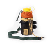 Topo Designs Mountain Hydro Sling water bottle sling with adjustable strap and durable fabric, designed for outdoor activities.