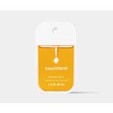 Touchland Power Mist 30ml bottle featuring aloe vera, with a sleek design and clear labeling on a white background.