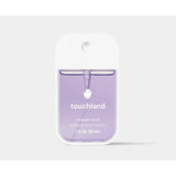 Touchland Power Mist 30ml spray bottle featuring aloe vera for refreshing hand and skin hydration.
