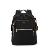 Tumi Voyageur Halsey Backpack in sleek design with multiple compartments, made for stylish and functional everyday use.