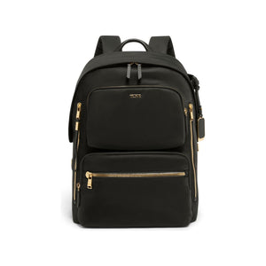 Tumi Voyageur Montana backpack with multiple compartments, padded shoulder straps, and sleek design for travel and everyday use